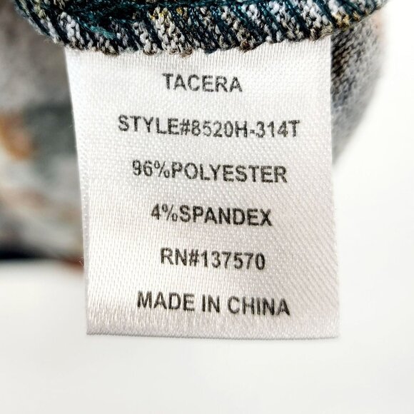 Tacera Womens Houndstooth tuning Dress With Bell Sleeves Multicolor Size S - Picture 6 of 12